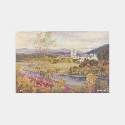 1956 İngiltere Manzara Tablo 2 Adet Kartpostal