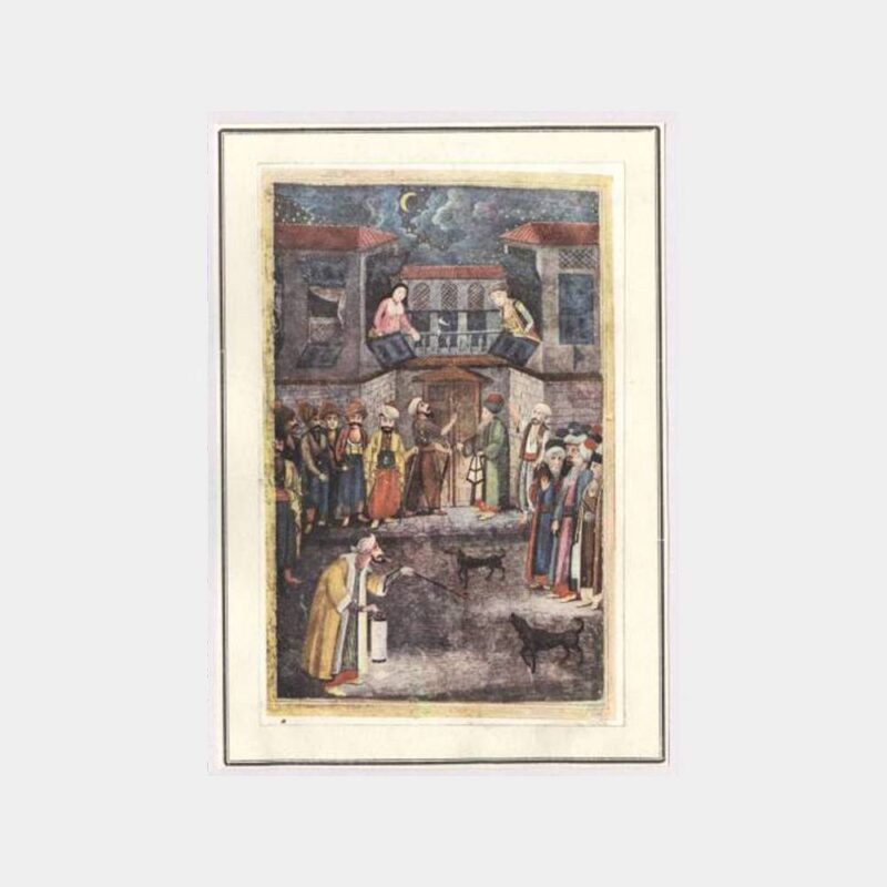 İstanbul Osmanlı Evi Minyatür Baskı Kart