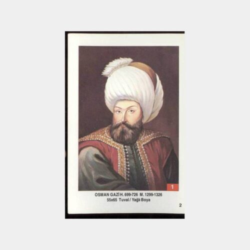 Osmanlı 1. Padişahı Osman Gazi Kartpostal