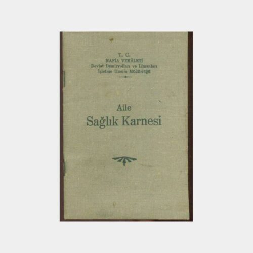 1951 Demiryolları Aile Sağlık Karnesi