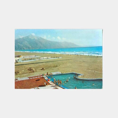 1968 Antakya Samandağ Plajlar Görünüş Kartpostal