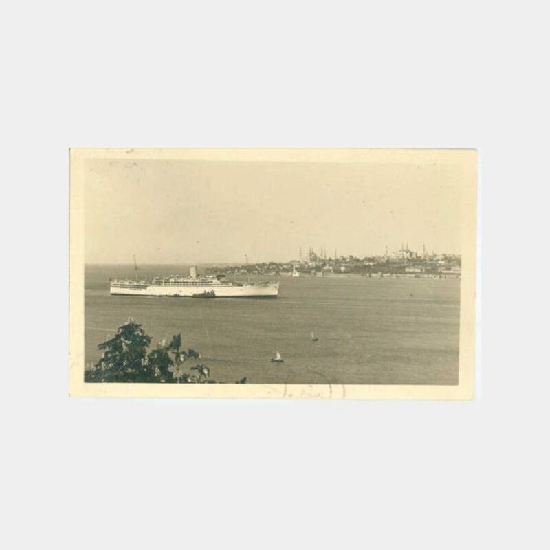 1938 Beykoz Damgalı Sarayburnu Vapur Fotoğraf