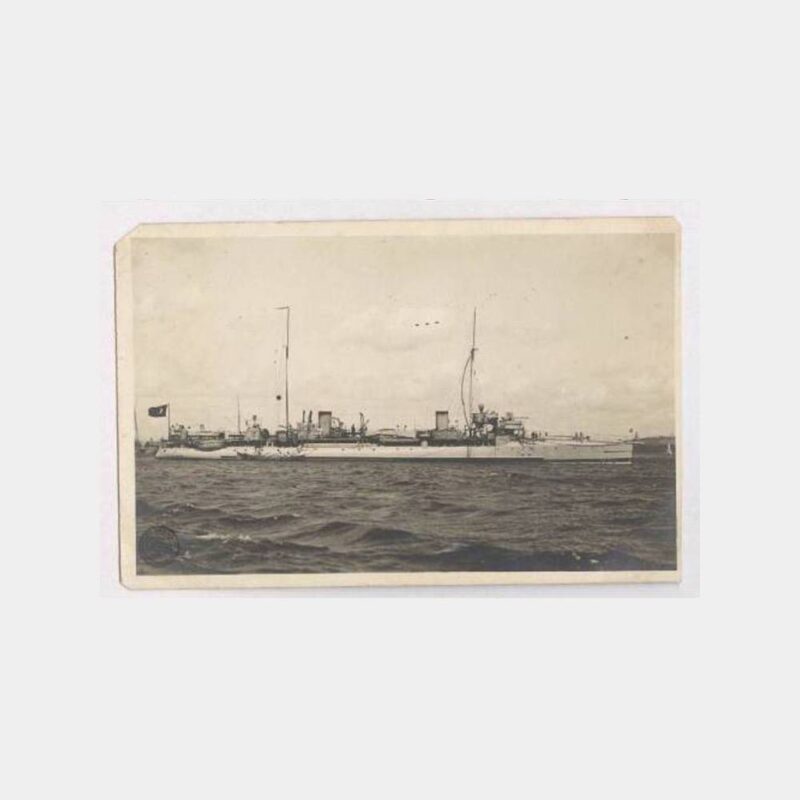 Osmanlı Savaş Gemisi Görünüş Kartpostal