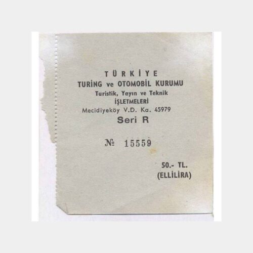 Türkiye Turing ve Otomobil Kurumu Bileti
