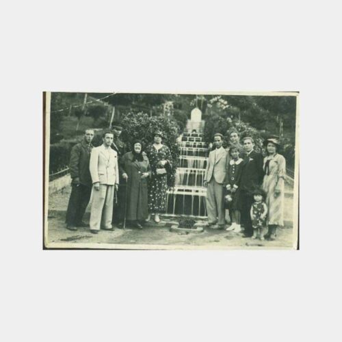 1930 Yalova Termal Terasları Aile Fotoğraf