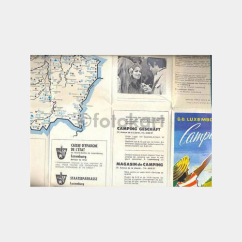 1974 Lüksemburg Kamping Haritası