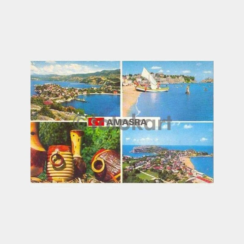 Amasra Şehirden 4 Görünüm Kartpostal