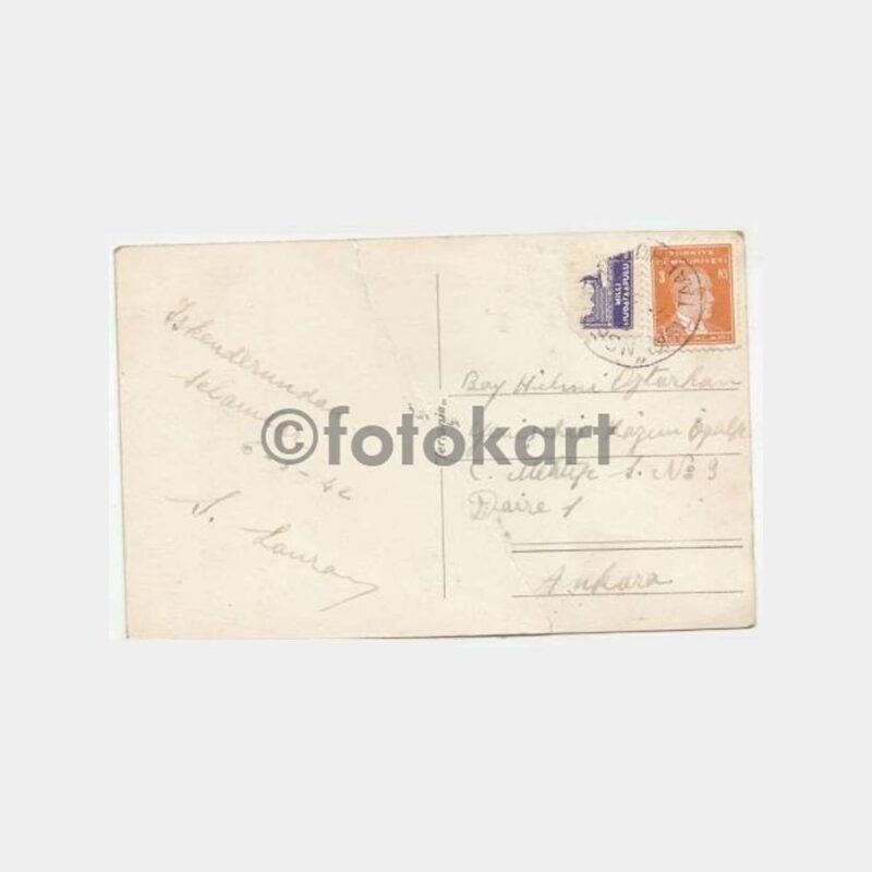 1942 İskenderun Ankara Palas Konulu Kartpostal - Görsel 2