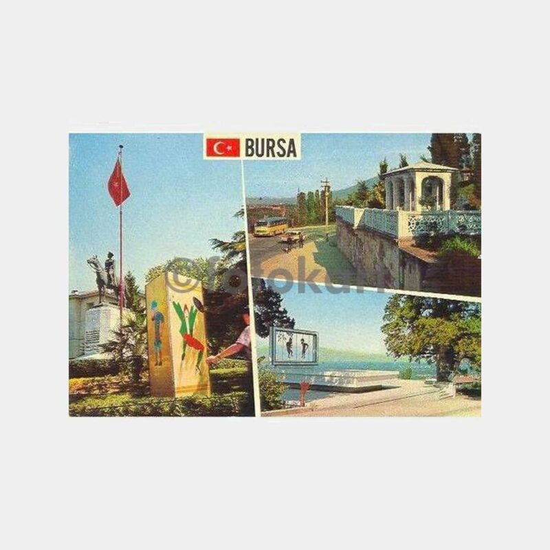 Bursadan Muhtelif 3 Görünüm Kartpostal