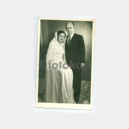 1950 İskenderun Gelin Damat Konulu Fotoğraf