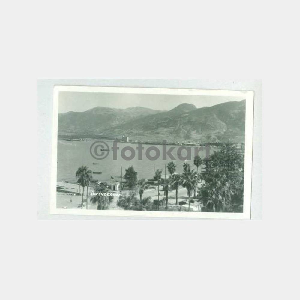 1950 İskenderun Görünüş Kartpostal