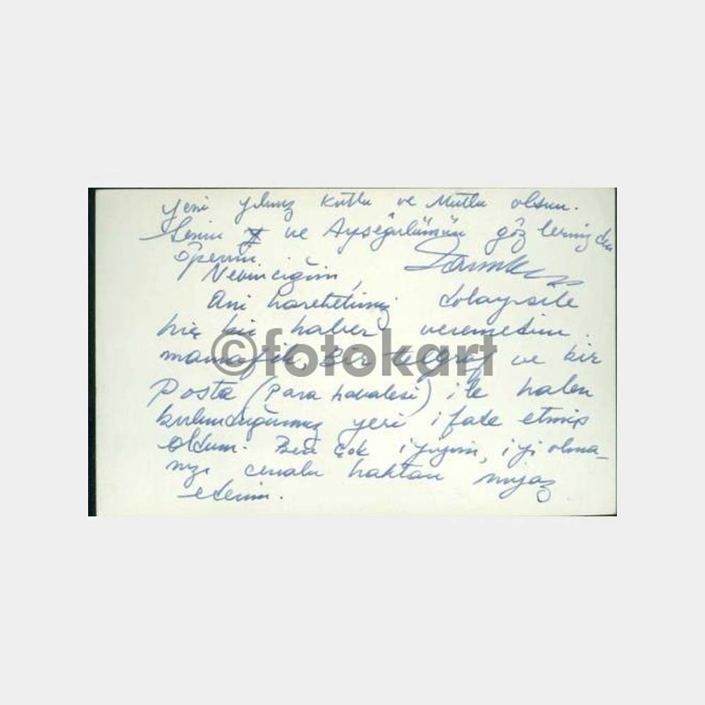 1950 İskenderun Görünüş Kartpostal - Görsel 2