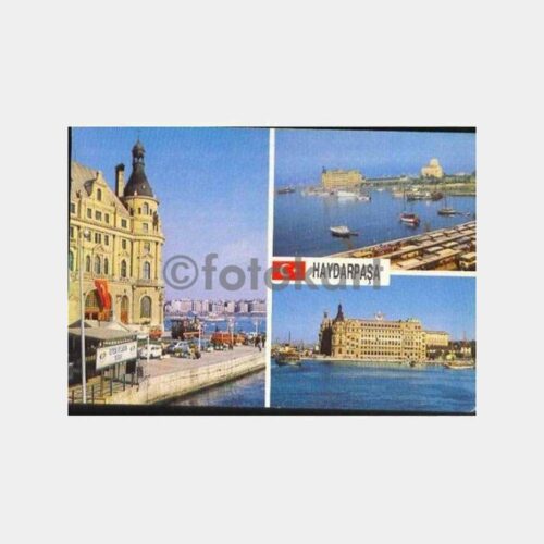 Haydarpaşa İskele ve Vapur Kartpostal