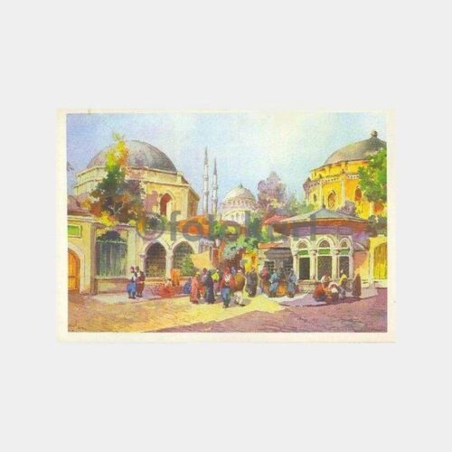 Mahmutpaşa Camii Tablo Kartpostal