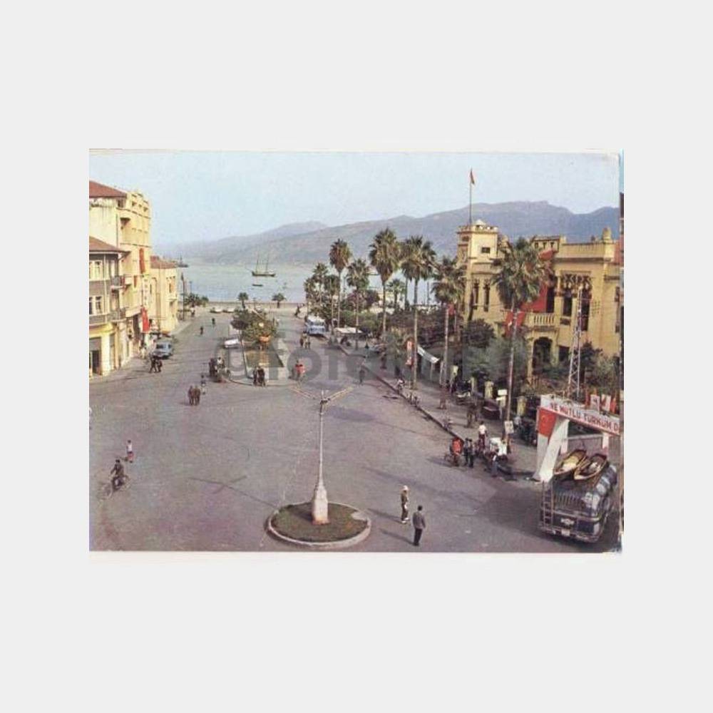 İskenderun Posta Caddesi Görünüş Kartpostal