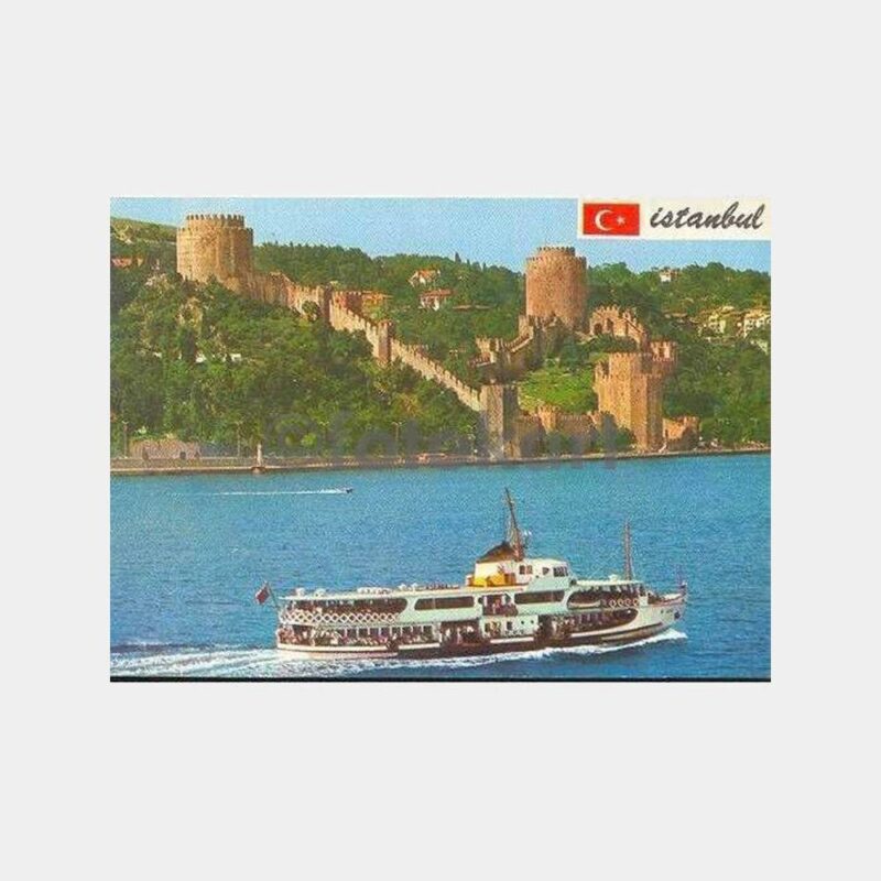 Rumelihisarı ve Vapur Kartpostal