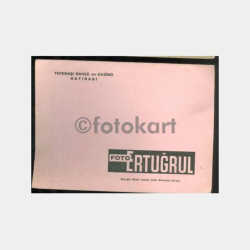 1970 Tepebaşı Gazinosu Fotoğraf Saklama Kartonu