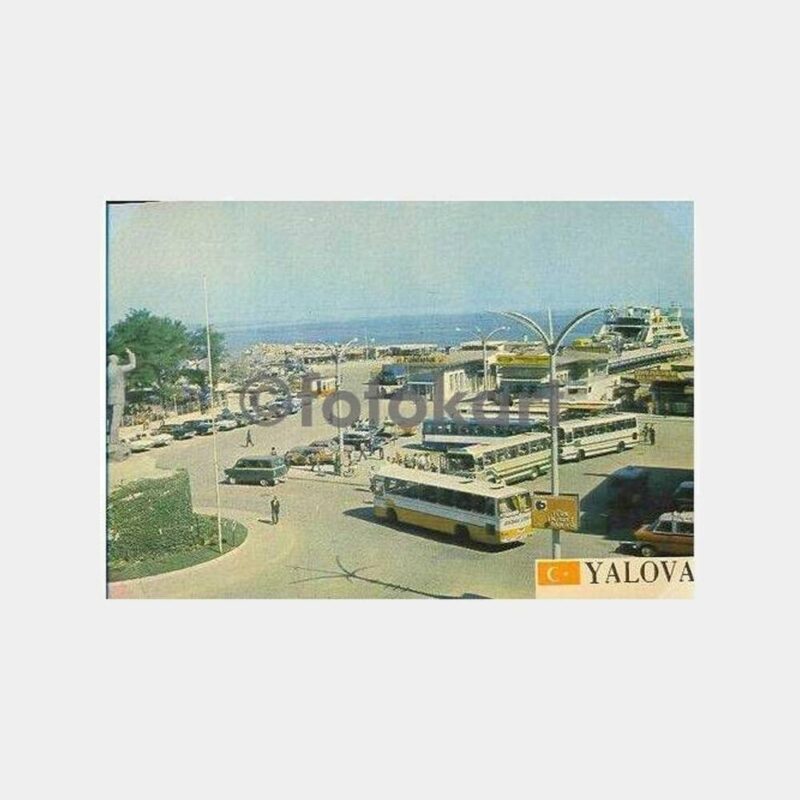 Yalova İskele Meydanı Kartpostal