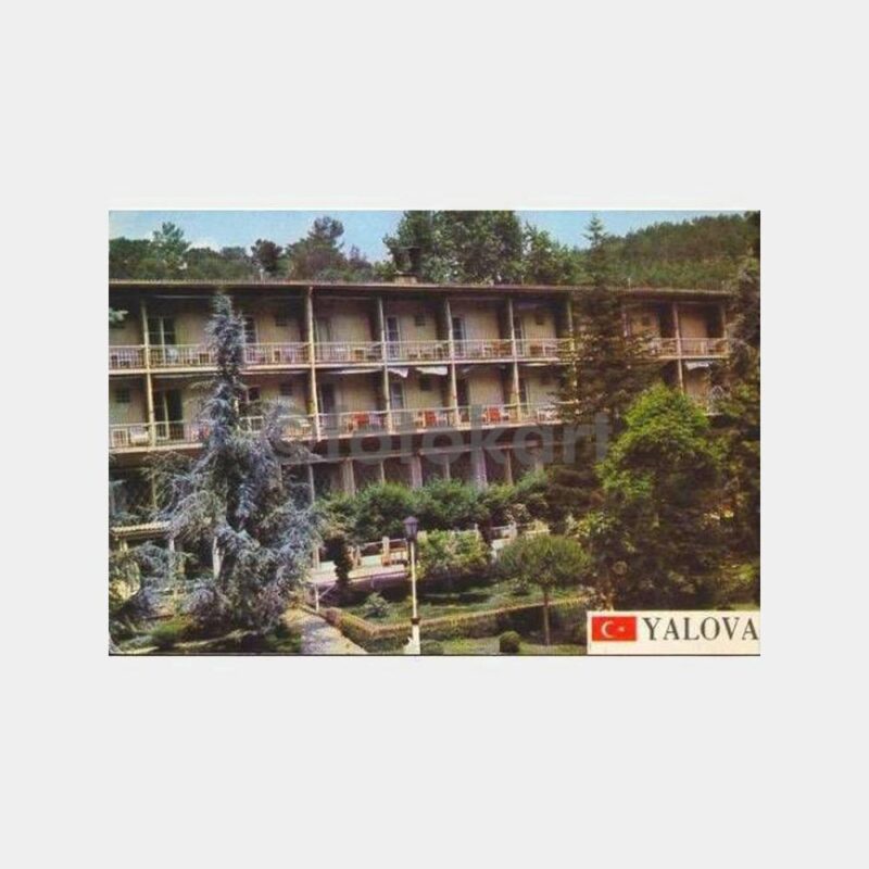 1981 Yalova Termal Oteli Kartpostal