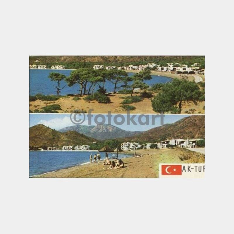 Datça Aktur Sitesi Görünüş Kartpostal