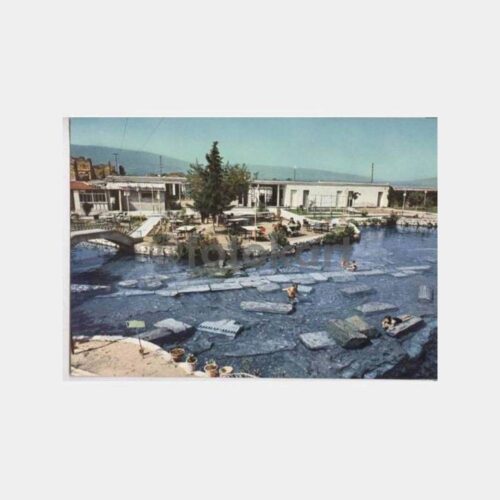 Denizli Pamukkale Antik Havuz Görünüş Kartpostal