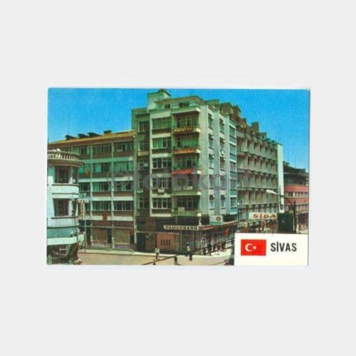 Sivas Atatürk Caddesi Görünüş Kartpostal