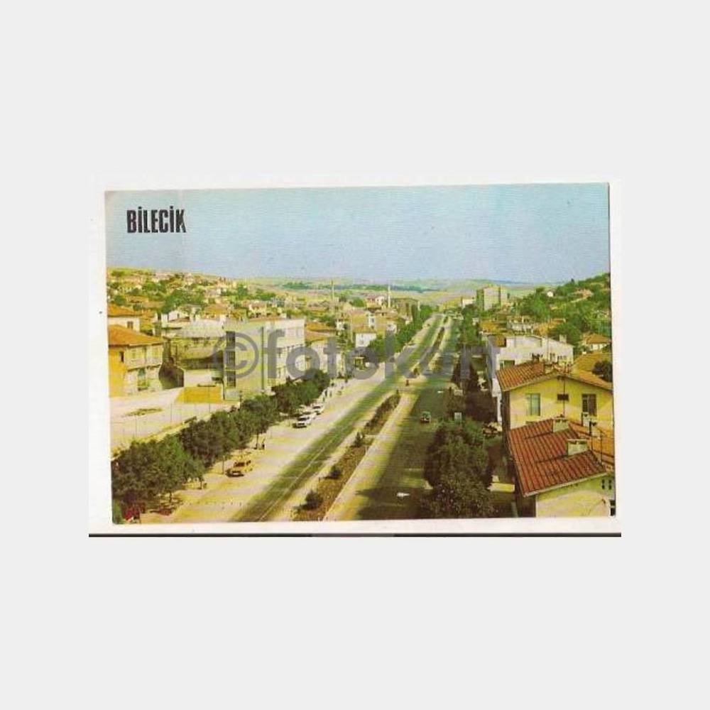 Bilecik Ana Cadde Görünüş Kartpostal