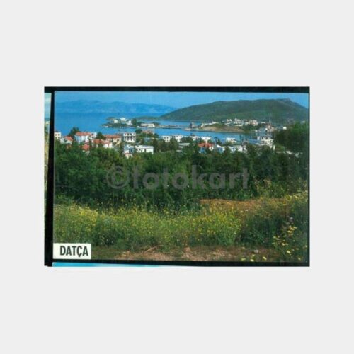 1975 Datça Genel Görünüş Kartpostal