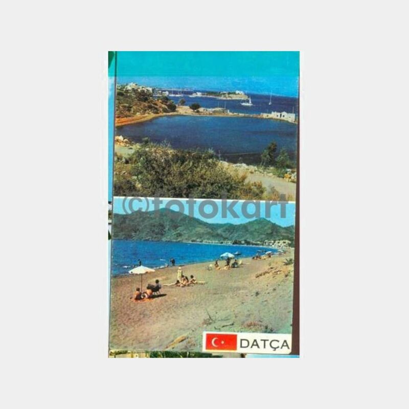 1975 Datça 2 Değişik Görünüş Kartpostal