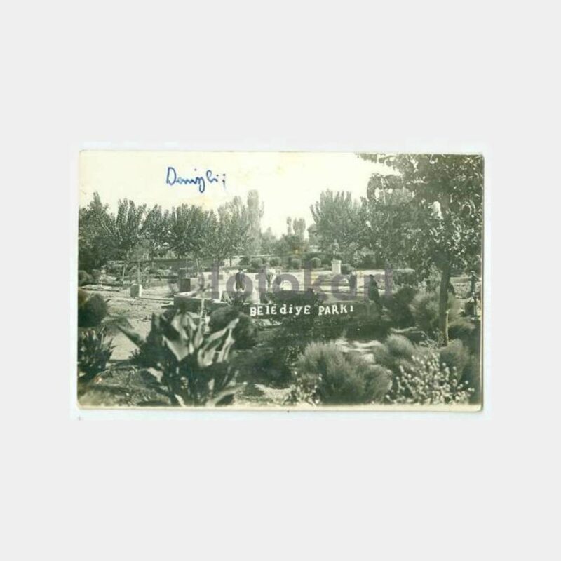 1930 Denizli Belediye Parkı Fotoğraf