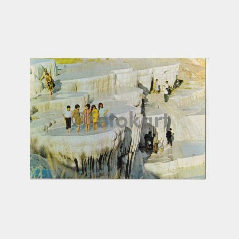 1970 Denizli Pamukkale Görünüş Kartpostal