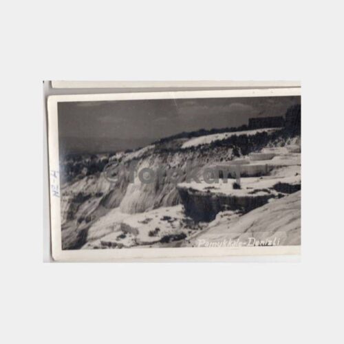 1960 Denizli Pamukkale Görünüş Kartpostal