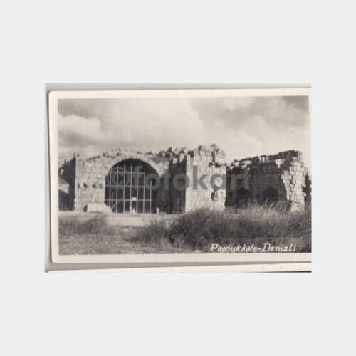 1960 Denizli Pamukkale Görünüş Kartpostal
