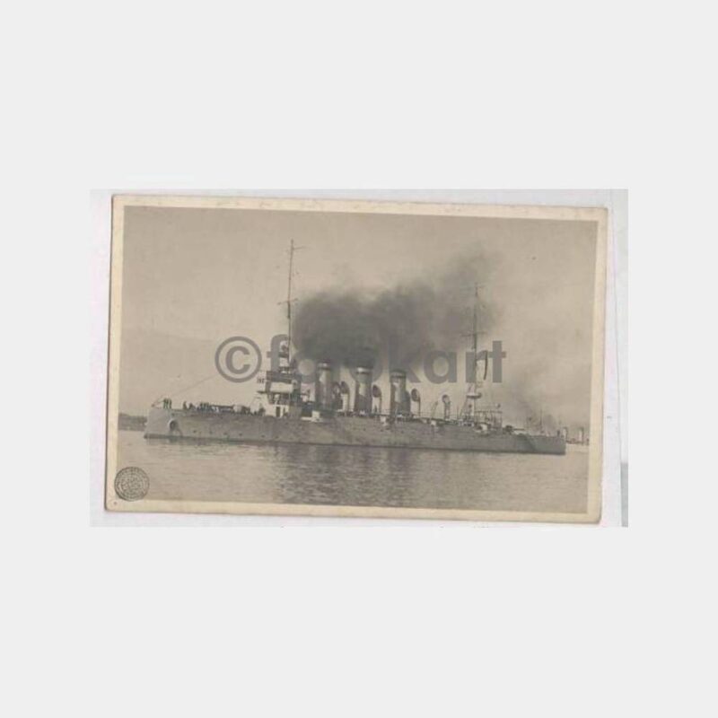 Hamidiye Savaş Gemisi Görünüş Kartpostal