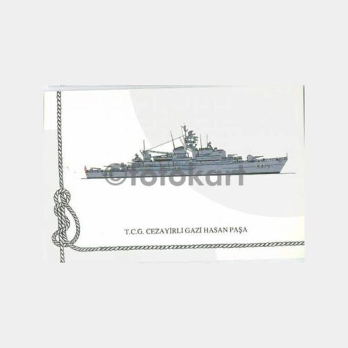 Savaş Gemileri Çizim Kartları - A.579 C. Hasanpaşa