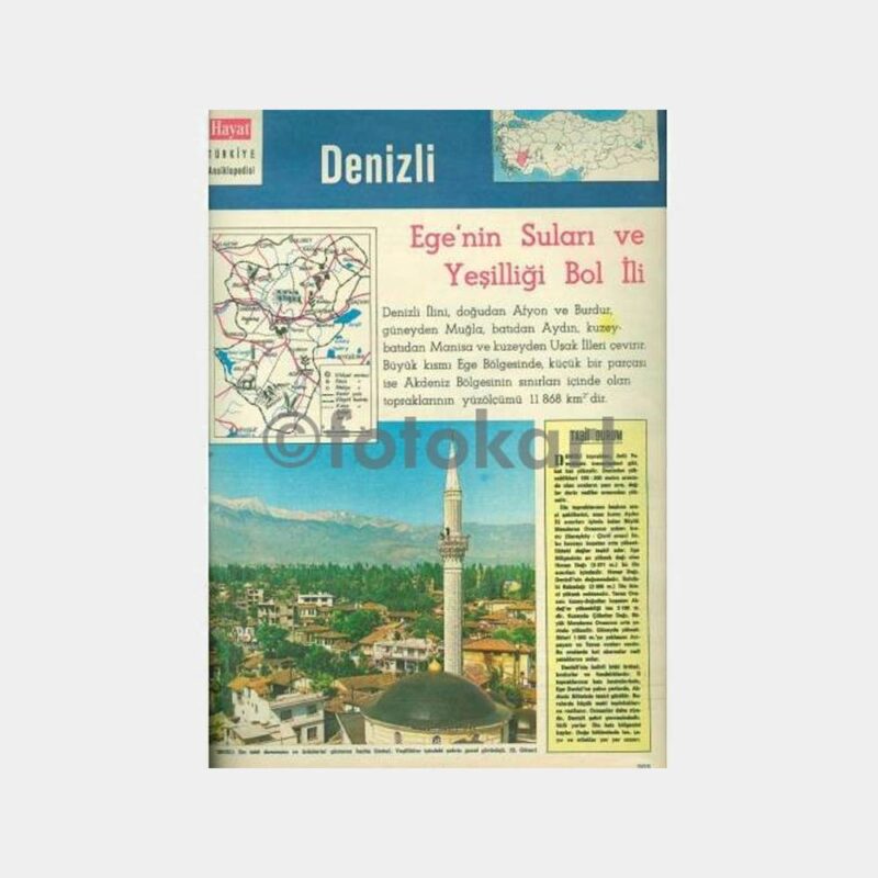 1970 Hayat Şehir İlavesi Kayseri-Denizli - Görsel 2