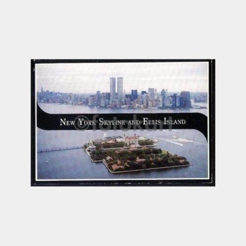 1993 New York İkiz Kuleler Kartpostal