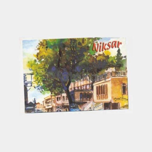 1995 Tokat Niksar Tablo Tebrik Kartı