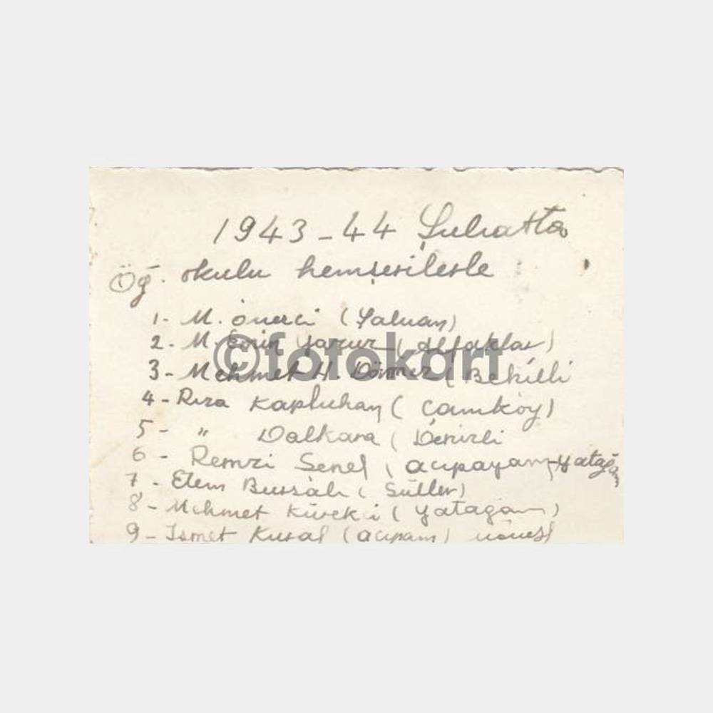 1943 Denizli Öğretmen Okulu Fotoğraf - Görsel 2