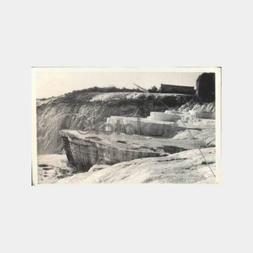 1962 Denizli Pamukkale Postadan Geçmiş Kartpostal