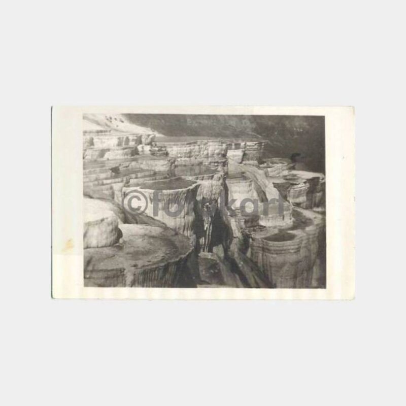 1960 Denizli Pamukkale Görünüş Kartpostal