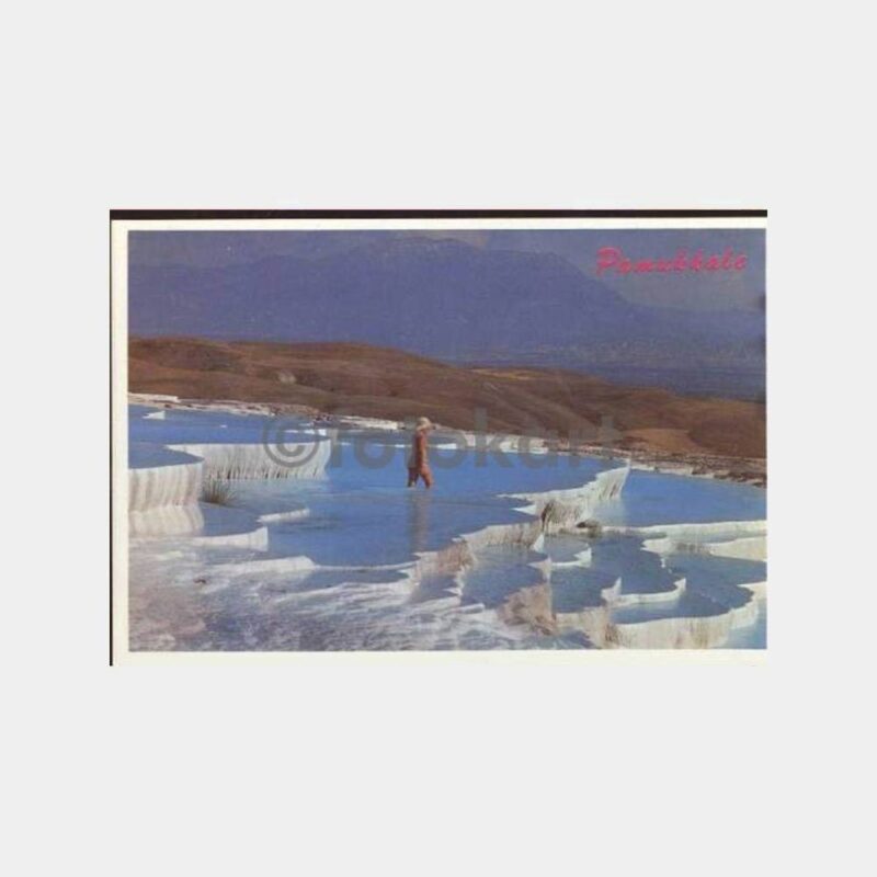 Denizli Pamukkale Görünüş Kartpostal