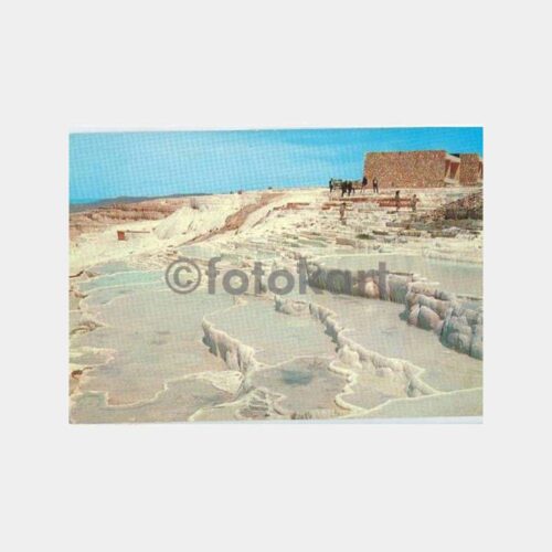 Denizli Pamukkale Görünüş Kartpostal