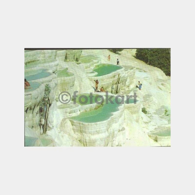 1970 Denizli Pamukkale Görünüş Kartpostal