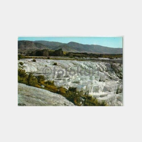 Denizli Pamukkale Görünüş Kartpostal