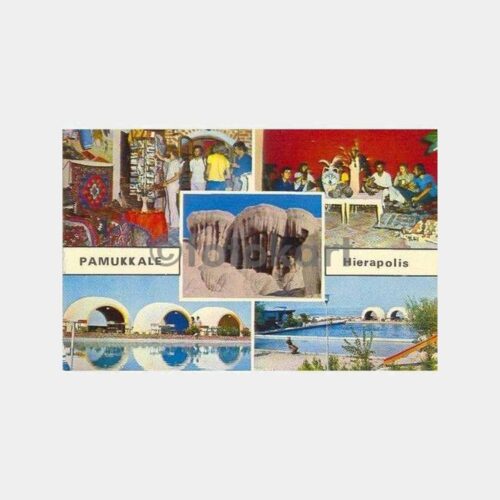 Denizli Pamukkale 5 Değişik Görünüş Kartpostal