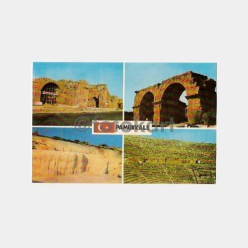 Denizli Pamukkale 4 Görünüş Kartpostal