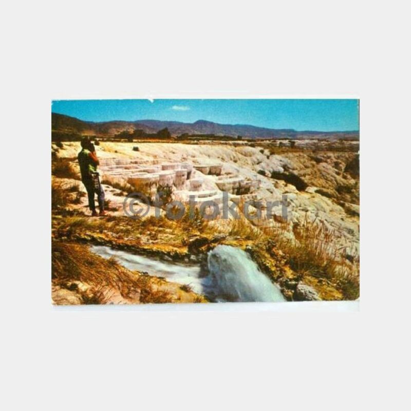 1975 Denizli Pamukkale Görünüş Kartpostal