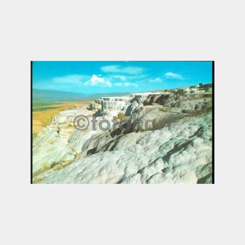 1980 Denizli Pamukkale Görünüş Kartpostal