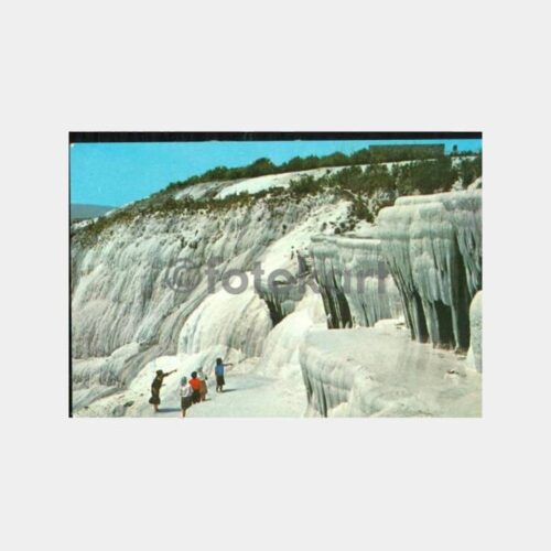 1975 Denizli Pamukkale Görünüş Kartpostal